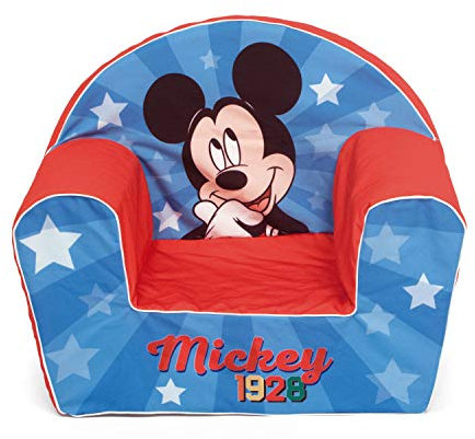 ARDITEX WD13021 Disney Mickey Sofa mit abnehmbarem Schaumbezug, 42 x 52 x 32 cm