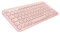 Logitech K380 Teclado Bluetooth Multidispositivo para Mac, Perfil Compacto, Conexión hasta 3 Dispositivos, Teclado de Tijera, Batería de hasta 2 años, macOS / iOS / iPadOS, QWERTY Español - Rosa