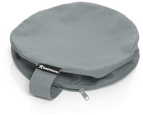 BODYMATE Original Ersatzbezug aus 100% extra dicker Baumwolle für Yogakissen Durchmesser 31CM Höhe 13CM