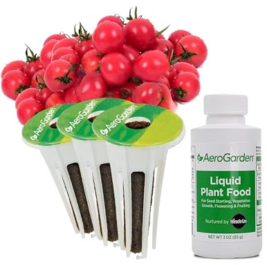 AeroGarden Mighty Mini Cherry Tomato Seed Pod Kit, 3-Pod