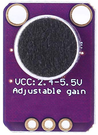 Electret Microphone Amplifier Module GY-MAX4466 Microphone Amplifier Module MAX4466 Electret Microphone Amplifier for Auto Gain Control with Jump Wire