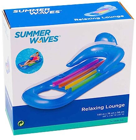 Summer Waves Entspannungslounge-Matratze 161 x 83 cm