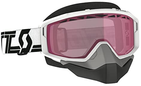 Scott Primal Snow Cross Schwarz/Weiße Brille (Black/White,One Size)