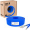 HB-DIGITAL DUPLEX Cat 8.1 - Cavo di rete da 25m, cavo di installazione, cavo dati Ethernet LAN, Cat.8, 40 Gbps, rame, S/FTP 2000 MHz, PIMF, LSZH, senza alogeni, conforme a RoHS AWG 22/1, blu