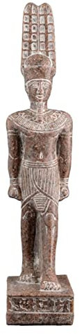 Statue der ägyptischen Kunst Amun Ra Granitstein hergestellt in Ägypten.