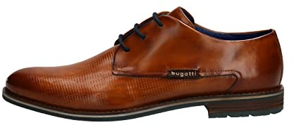 bugatti Herren Zanerio Lace Shoe, Cognac, 45 EU