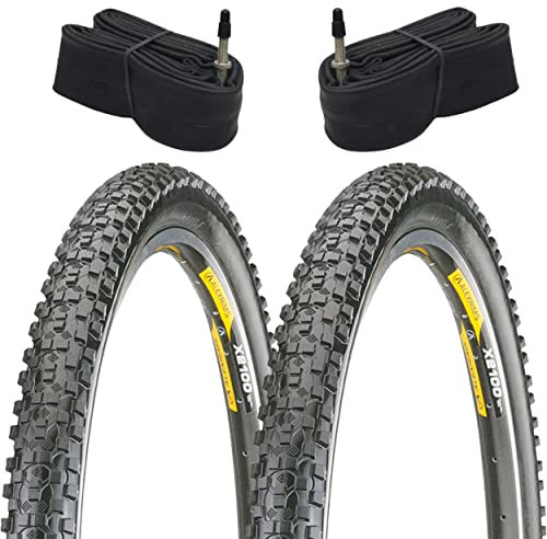 2 Cubiertas Kenda Bicicleta MTB 29x2.10 + 2 cámaras de Aire de 29” FV (válvula Presta-Fina)
