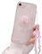 Ownest Compatibile con iPhone 7 iPhone 8/SE/2022/2020, Carina Custodia Rosa con Fiocco 3D Trasparente e Design Estetico Sottile, Protezione per l'Obiettivo della Fotocamera per Donne e Ragazze