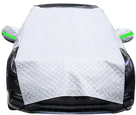 Kensbro Frontscheibenabdeckung Auto Winter, Auto Windschutzscheibe Abdeckung Winter, 255x235cm, Faltbare Frontscheibenabdeckung, Frontscheibenabdeckung zum Schutz vor Frost, Schnee, Staub, Sonne