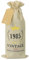 COLOFALLA 40th Birthday Bottle Bag for Women - Drawstring Jute Bag with Label and Rope - 1985 Limited Edition - Yellow - Rustic Celebratory