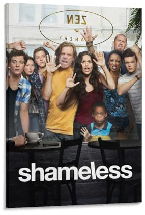 DAGUYS Vintage Movie Shameless TV Show Poster 35 Kunstwerke Leinwand Poster Wandkunst Drucke Home Modern Decor 60 x 90 cm