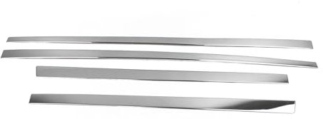 Baguette latérale de porte compatible avec DFSK Fengon 5 2018-2023 Baguette de protection en acier inoxydable 4 pièces
