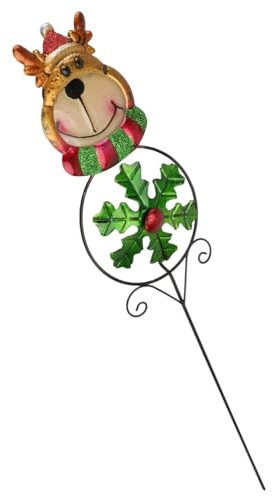 Dekoratives Windrad aus Eisen und Glas für Garten Weihnachten Party
