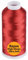 Simthread Filo da Ricamo in Rayon 5000m 40wt 100% Viscosa per Macchine da Cucire Uso Professionale e Domestico, Rosso