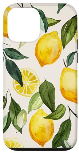 iPhone 12 mini Pattern Art Lemon Fruit Vintage Case