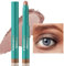 Eyeshadow Stick Highlighter Eyeliner mit Stift, Creme, Glanz, Lidschatten, weicher Stift, Nude-Basis, natürlich, wasserfest, lang