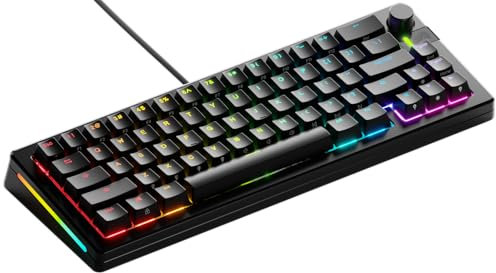 Glorious Gaming GMMK 3 PRO: mechanical keyboard, compact 65%, aluminum housing and gasket system, MX switches with hot swap, sound absorbing foam, American QWERTY - Black