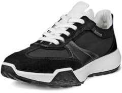ECCO Damen Retro Sneaker, Black, 40 EU