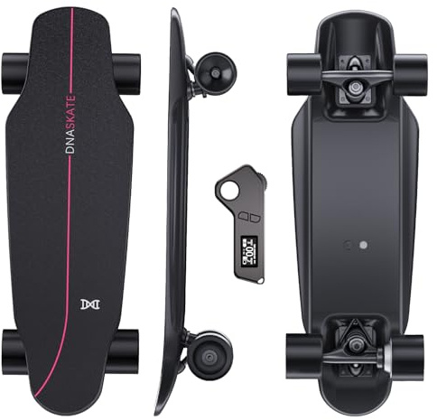DNASKATE M8 Electric Skateboard with Remote, 15Mph Top Speed,9Miles Range,400 Hub-Motor, Skateboard for Adults &Teens