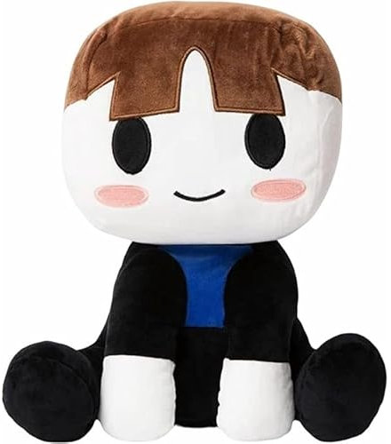 wiztex Blox Buddy Plüschtier - 22 cm YouTube Video Stuffed Animal Box Buddy Kuscheltier Geschenk fur Kinder and Fans (Brown)