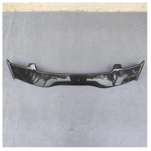 Auto Heckspoiler Für Opel Für Corsa 2015-2023 Spoiler Carbon Look Fließheck Dach Hinten Flügel Körper Kit Zubehör ABS Kunststoff Heckflügel(Carbon Fiber Pattern)