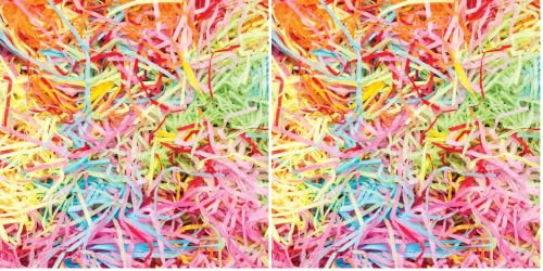 Baker Ross Papier Dechiquete Multicouleur - Par Paquet, Loisirs Creatifs Enfant (AW237) (Lot de 2)