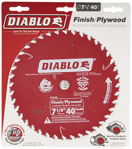 Freud D0740X ATB Finishing Saw Blade, multi, 7-1/4