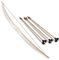 BestSaller 1265 Kinderbogen 90cm, Holz Esche, inkl. 3 Holz Pfeile 40cm, Natur, 4-teilig (1 Set)