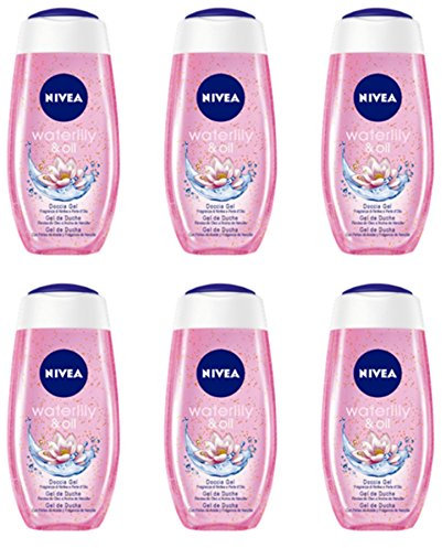 6 x Nivea Ducha Gel Water Lily & Oil baño Espuma oferta de stock