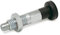 ganter Norma Elementos GN 717 – 4 de M6 de BK de St – Pernos de caravana, Plata, 2 unidades)