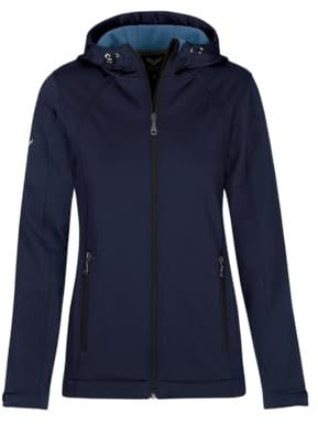 Trigema Damen Jacke 507907, Gr. Small, Blau (Navy 046)