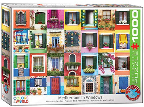 Eurographics 6000–5350 Mediterrane Windows 1000 Teile Puzzle
