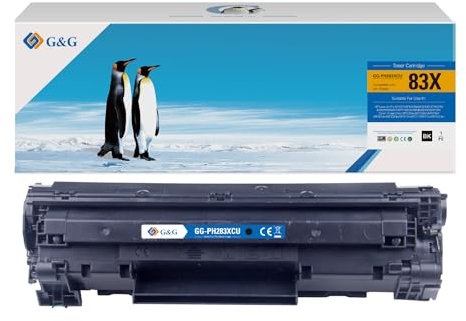 G&G kompatibler XL-Toner als Ersatz für HP 83X/ CF283X/ Canon 728 Schwarz