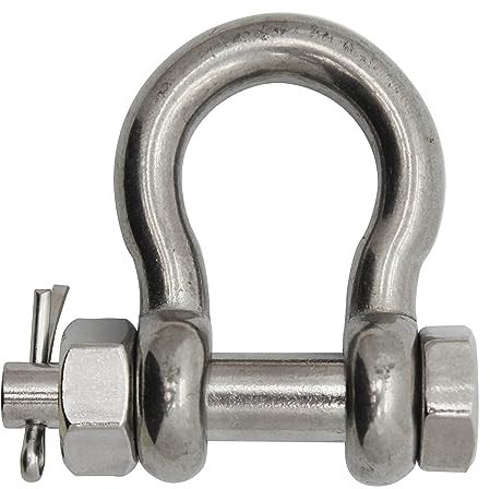 Extreme Max BoatTector 3006.8378 Manille d'ancrage en Acier Inoxydable 1,27 cm