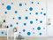 Timalo® XL Aufkleber Punkte Wandtattoo Kinderzimmer bunte große Kreise Pastell Uni Matt Wandsticker | 73081-hellblau-60
