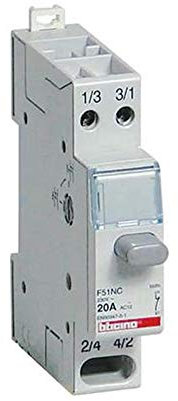 BTDIN - Pulsador/interruptor 1 NC 20 A