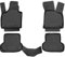 Walser XTR Gummi Fussmatten Auto für Audi A3 (8P) 2006-2013, A3 Sportback 2008-2015, 100% passgenaue Auto Fußmatten, robuste Universal Fußmatte Auto, Gummimatten Auto