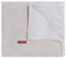 Baby's Only - Kinderdecke Sense - Kuscheldecke für Gitterbett - Mit Teddyfutter - Gitterbettdecke aus Baumwolle - Für Jungen und Mädchen - 100x135 cm - Kieselgrau