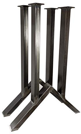 CHYRKA® Tischkufe SWIRZ -A MTSA 1 Paar (2 Stück) Kufengestell Tischgestell 60x30 Rahmentisch Tischuntergestell (Höhe - 720, Länge - 500 mm)