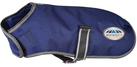 Weatherbeeta Comfitec Premier Free Parka Hundemantel - Dunkelblau/Grau/Weiß