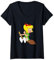 Bibi Blocksberg - Retro I T-Shirt mit V-Ausschnitt