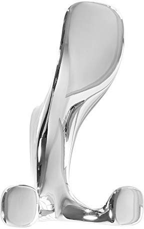 C-G Wandhaken Chrome Silber grau glänzend Metall Handtuchhalter Garderobenhalter Kleiderhaken