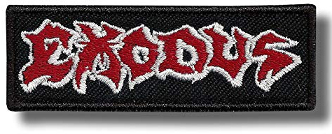 Exodus-Aufnäher, bestickt, zum Aufbügeln