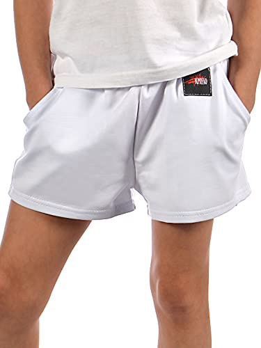 BEZLIT Kinder Mädchen Shorts Hot Pants Kurze Hose 30337 Weiß 128/134
