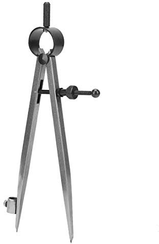 Flügelteiler, Tischler Zirkel, Metallzirkel, Zeichenzirkel, Linienmarkierungszirkel Handwerk Drehbares Werkzeug Zeichenkompass 100mm 150mm 200mm 250mm 300mm (150mm)