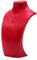 SM SunniMix Halskette Display Schwarzer Halskette Schmuck Display Schmuck Halter Schmuckständer Halskettehalter Schmuckbüste, 3 Größe Verfügabr, Rot 12,5x23cm, Andere