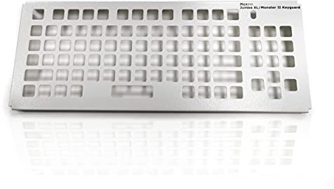 Accuratus Monster 2 Keyguard - White Metal Keyguard for Accuratus Monster 2 Keyboards