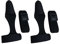 WANGCL 2 Pairs of Fishing Rod Sleeve, Expandable Neoprene Fishing Pole Glove Sleeve Cover Protector Cap + Rod Strap Set