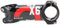 31,8 mm Carbon + Aluminium Fahrradvorbau, 6 Grad, 80 ~ 110 mm, superleichter Fahrrad-Lenker-Vorbau für Radfahren, Wettkampf, Rennrad, Fahrradvorbau (110 mm)