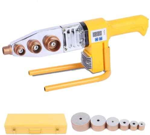 Rohrschweißmaschine 20-63mm Rohr Fusion Schweißer - Elektroheizung Werkzeug mit Digitalanzeige zum Schweißen von 20/25/32/40/50/63 mm PPR/PE/PP-Rohren